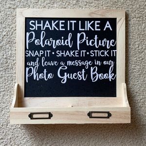 Wedding guestbook sign